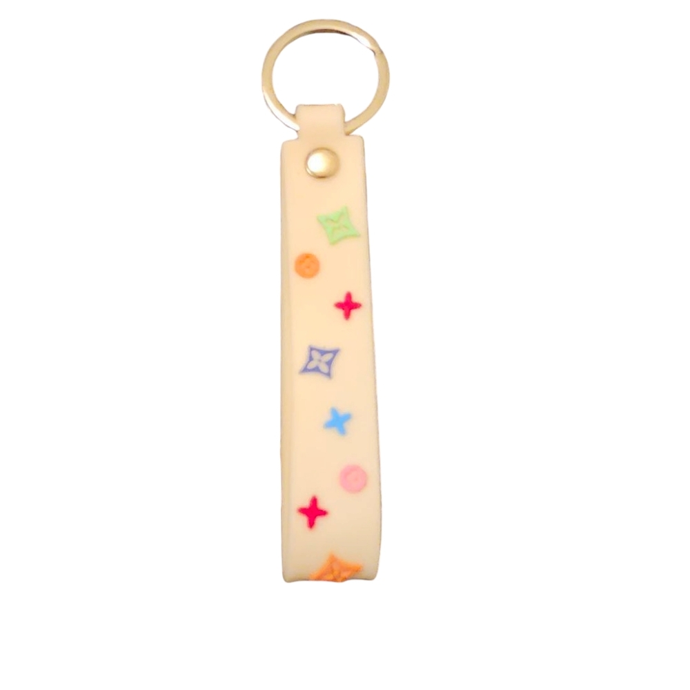 Fashion Colorful Patterned Keychain - Picture 2 of 2